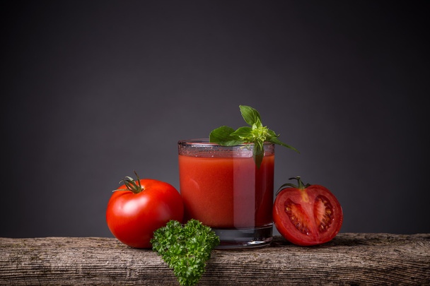 Glass of tomato juice - Valokuva, kuva