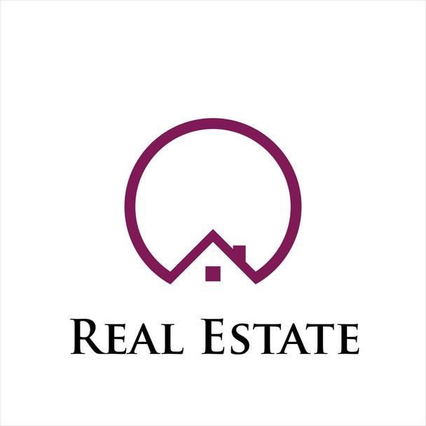 Logo realitní nemovitostí - Vektor, obrázek