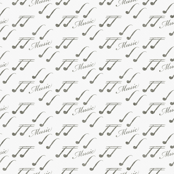 Γκρι και άσπρο μουσική σύμβολο κεραμίδι επαναλάβετε φόντο του χαρτιού καλύπτεται - Φωτογραφία, εικόνα