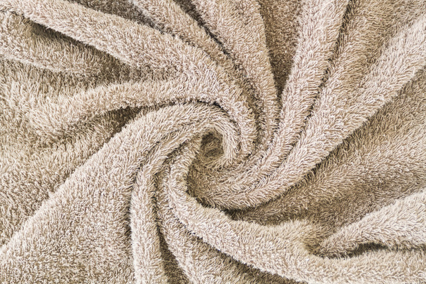 Rolo marrom toalhas de spa fundo
 - Foto, Imagem