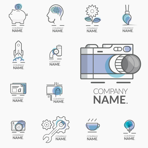 Icônes logo entreprise
 - Vecteur, image