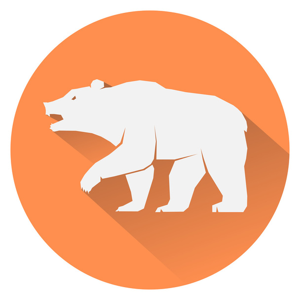 Bear Symbol - Wektor, obraz