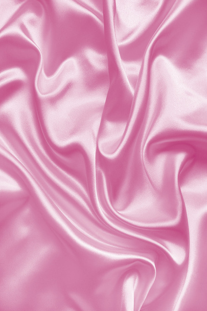 Гладкий элегантный розовый шелк или атласная текстура в качестве фона
 - Фото, изображение