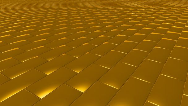 3D abstracto patrón de oro ladrillo
 - Foto, imagen