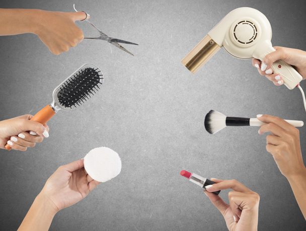 Styling tools for make up - Photo, Image
