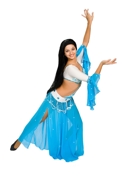 East dancer in eastern costume. - Foto, Imagem