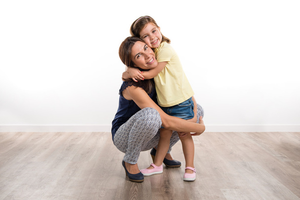 Mother and daughter in studio - Photo, Image