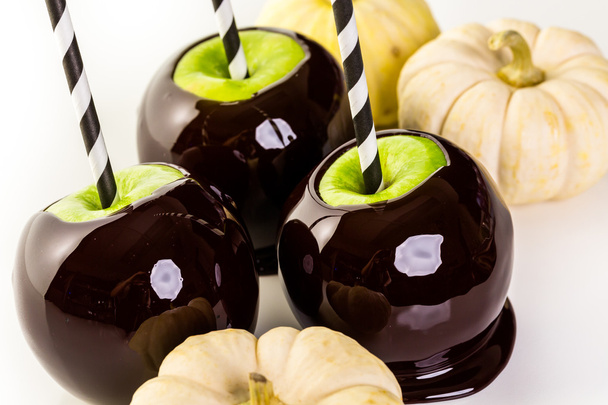 Чорний цукерки яблука
 - Фото, зображення