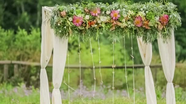 Wedding Arch At Nature - Footage, Video