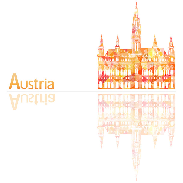 un símbolo de Austria, ilustración vectorial
 - Vector, imagen