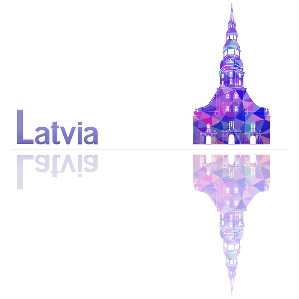 symbol of Latvia, vector illustration - Vector, Image