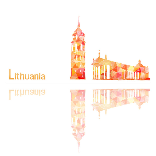 σύμβολο της Λιθουανίας, εικονογράφηση φορέας - Διάνυσμα, εικόνα