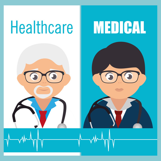 healthcare medical design - Vector, Image