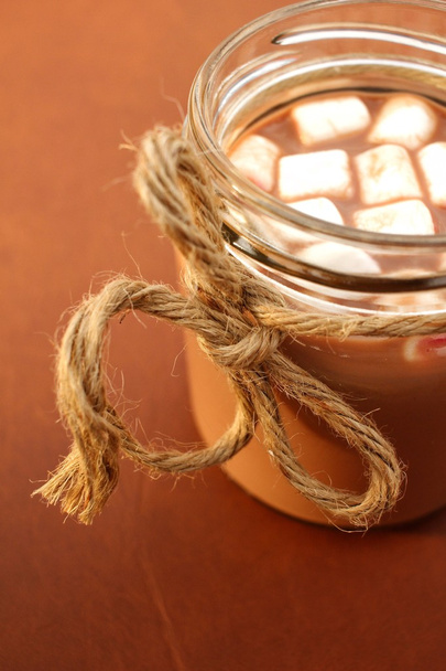 горячий шоколад с зефиром - Фото, изображение