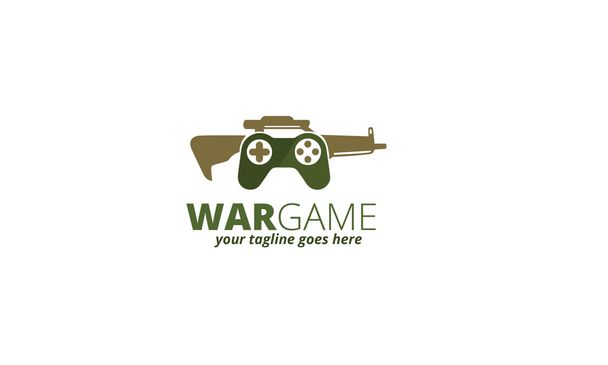 Wargame Logo pictogrammalplaatje - Vector, afbeelding