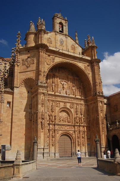 salamanca şehrinde san esteban Manastırı. İspanya - Fotoğraf, Görsel