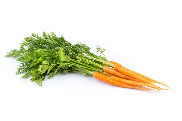 fresh carrots isolated on white background - Foto, immagini