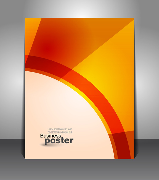 Advertise flyer business poster - Vector, Image