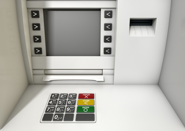 Closeup ATM προσόψεων - Φωτογραφία, εικόνα
