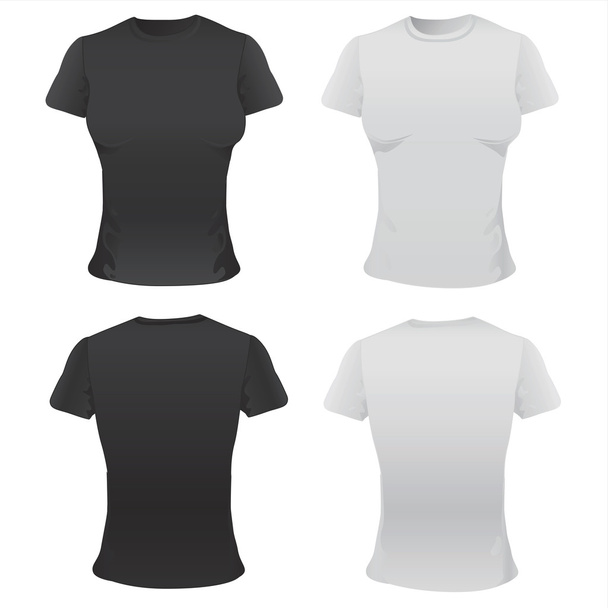 T-shirt for women vector - Vector, Image