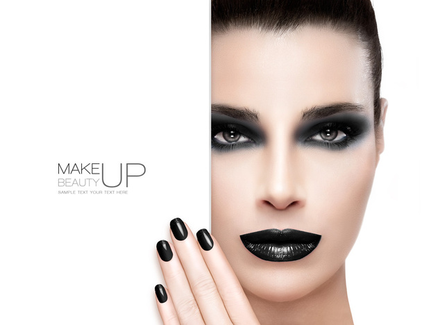 Maquillaje de belleza y Nail Art Concept
 - Foto, imagen