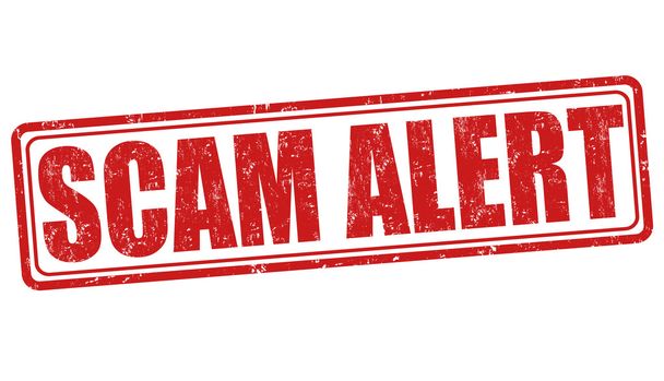 Scam alert stamp - Vector, Image
