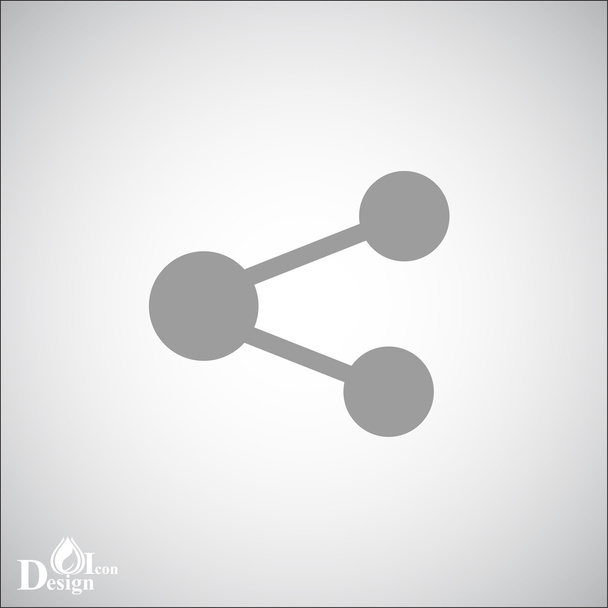 share, network icon - Vector, Image