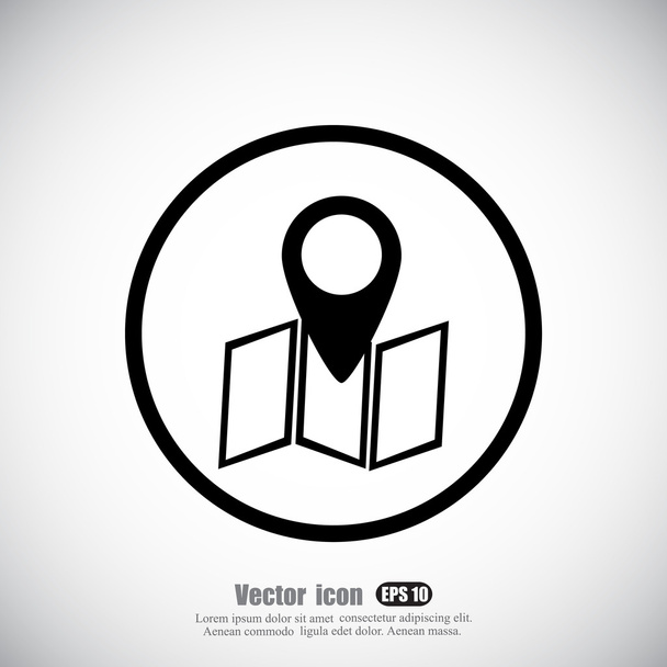 icône de pointeur de carte
 - Vecteur, image
