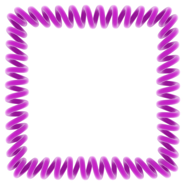Purple spiral frame - Foto, Bild
