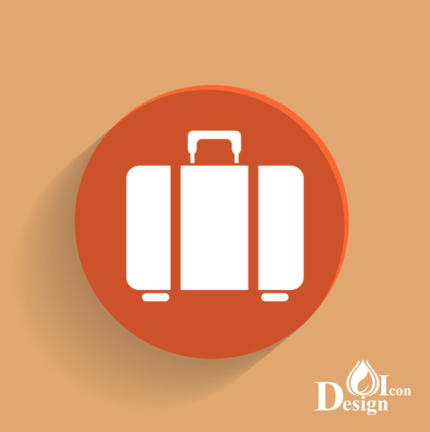 suitcase, bag icon - Vector, Image
