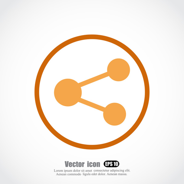 communication, share icon - Vector, Image