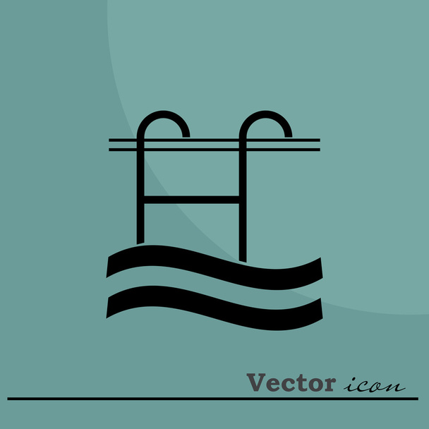icono de la piscina
 - Vector, imagen