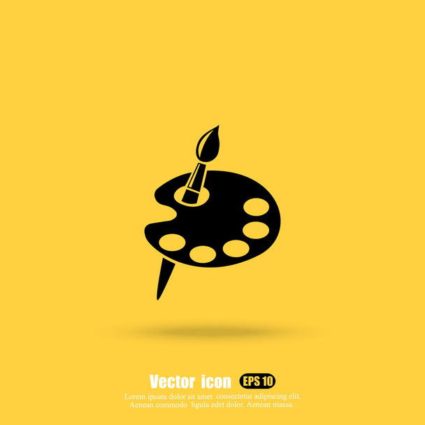 Art, painting icon - Vector, Image