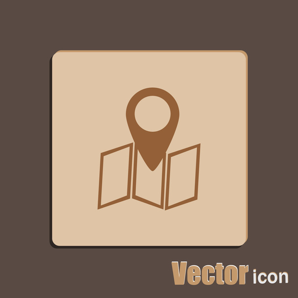 Map pointer icon - Vector, Image