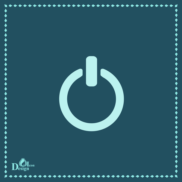 Botón de encendido icono
 - Vector, imagen