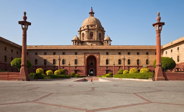 Teil des Präsidentenhauses in Delhi - Foto, Bild