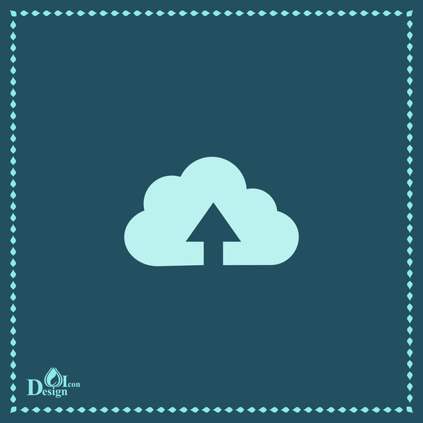 Subir Cloud Icon
 - Vector, imagen