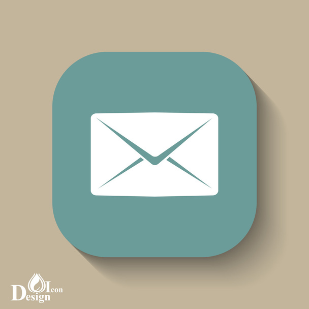 Envelop, pictogram e-mail - Vector, afbeelding