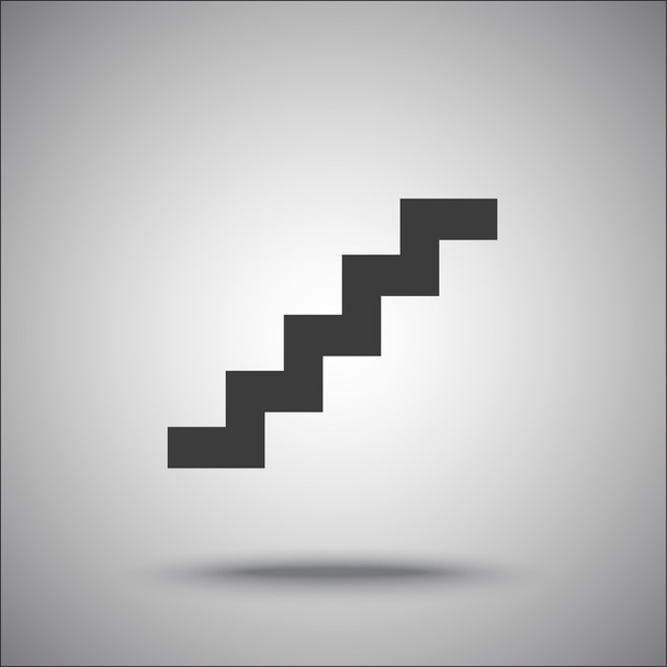 house stairs icon - ベクター画像