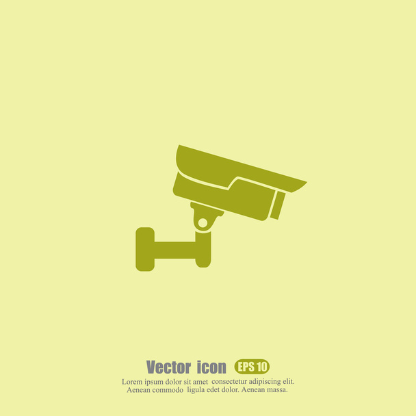 ビデオ監視カメラ - ベクター画像