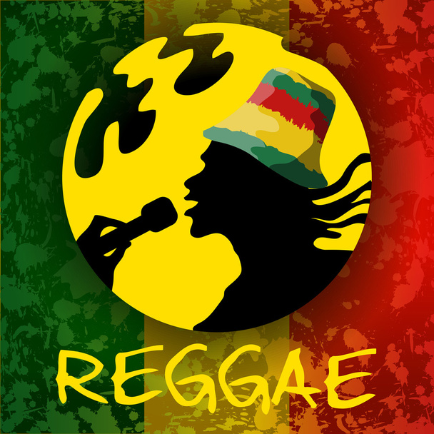 Reggae chlap - Vektor, obrázek