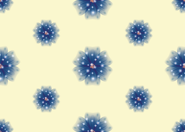 nahtloser Hintergrund aus transparenten blauen Farben - Vektor, Bild