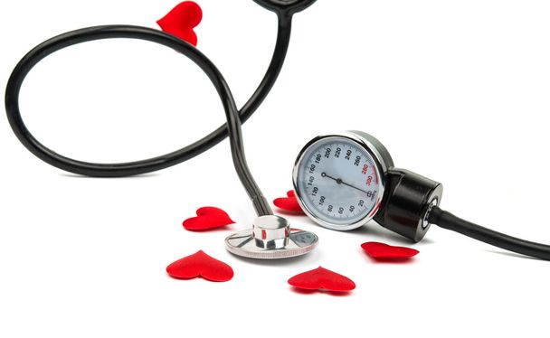 Equipamento médico medidor de pressão arterial
 - Foto, Imagem