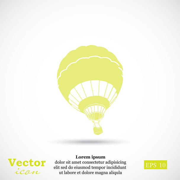 иконка воздушного шара - Вектор,изображение
