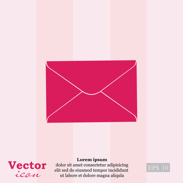mail letter icon - Vector, Image