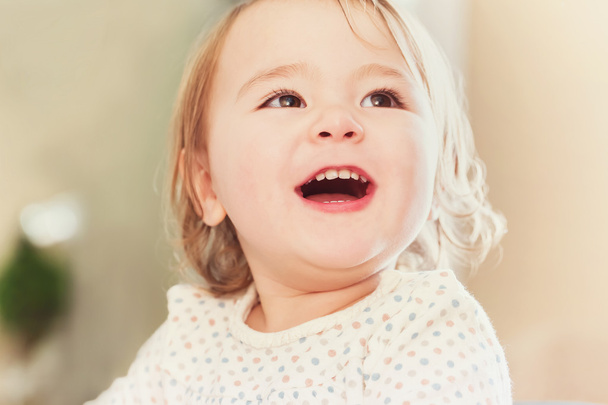 Happy toddler girl with smiling - Fotografie, Obrázek