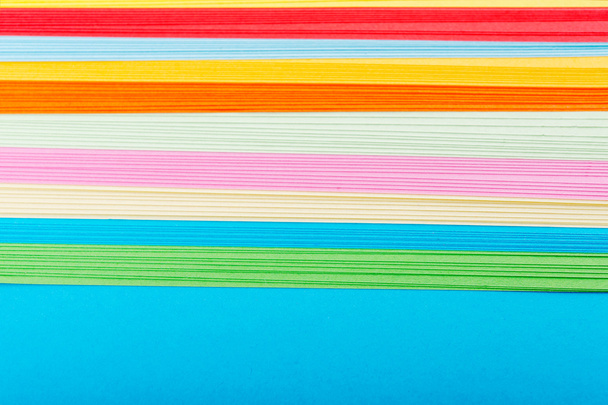 Rainbow colored paper close up - Fotografie, Obrázek