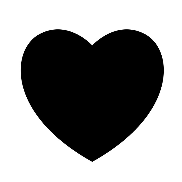 Black Heart - Vector, Image