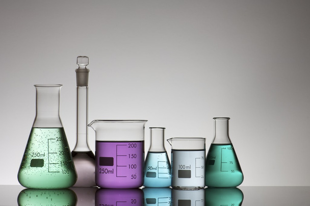 Laboratory flasks - Photo, Image