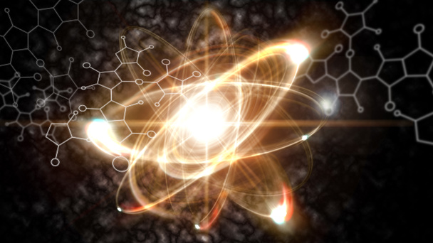 Atom-részecske - Fotó, kép